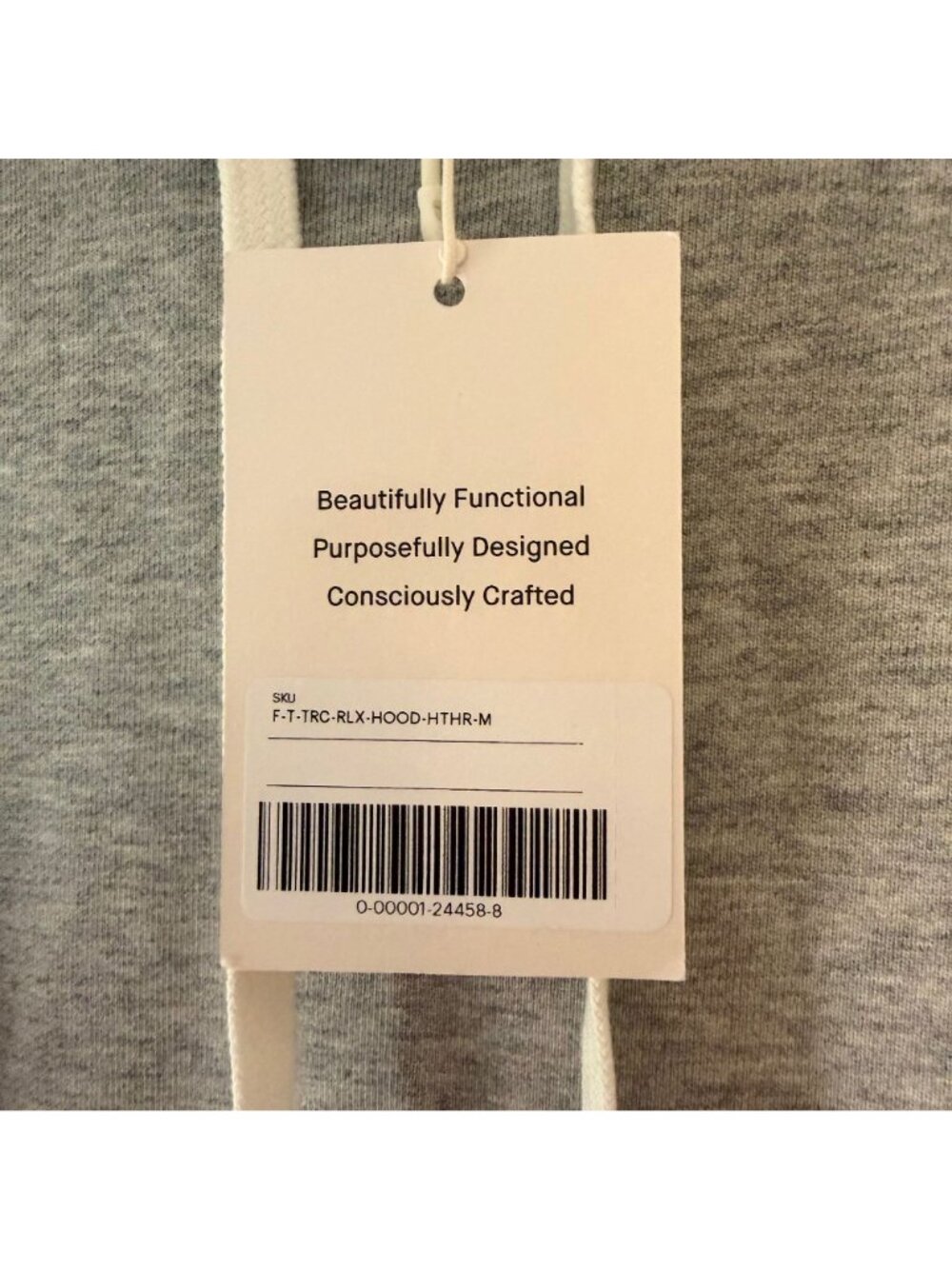 Everlane The ReTrack Hoodie Women's Size Medium in Heather Gray New With Tags! - Picture 4 of 6